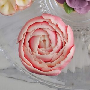 Peony buttercream flower