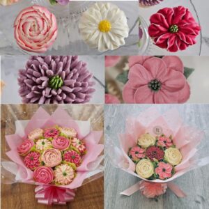 Flower & Cupcake Bouquet Construction Tutorials Bundle